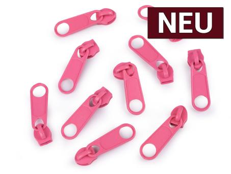 Zipper für Endlos-Reißverschluss 5mm rosa 