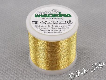 Madeira Metallic Brilliant Stickgarn No.40 - 200 m - gold 6 