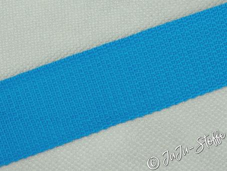 Gurtband "Basic" aqua 40mm 