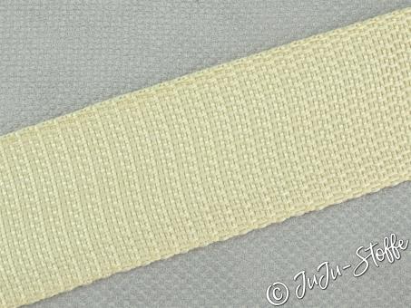 Gurtband "Basic" offwhite 40mm 
