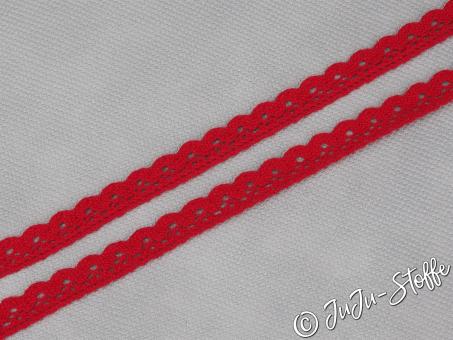 Spitze "Cotton" rot 15mm 