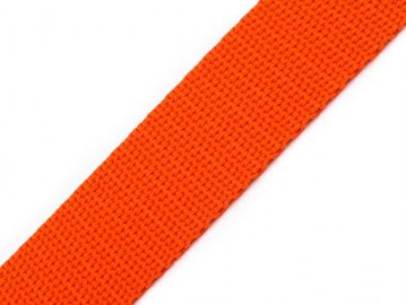 Gurtband Breite 25 mm orange 