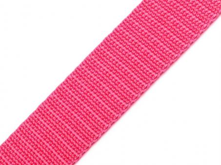 Gurtband Breite 25 mm pink 
