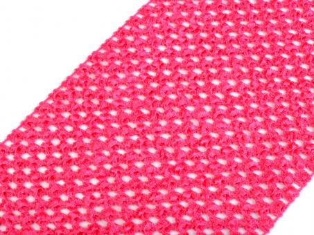 elastisches Netz Gummiband 16cm pink 